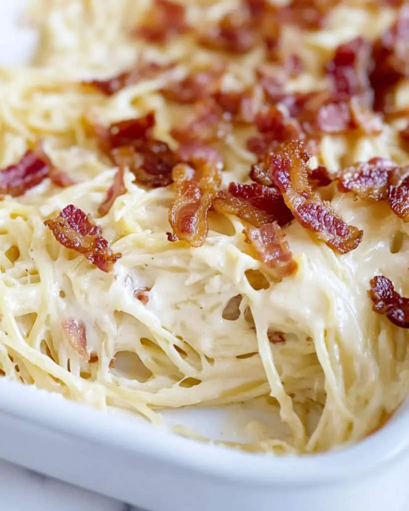 Bacon Cream Cheese Spaghetti Recipe