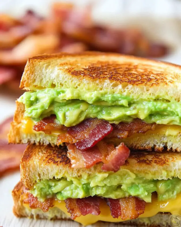 Bacon Guacamole Grilled Cheese Sandwich Recipe