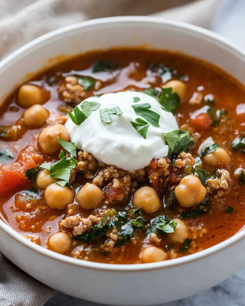 Chickpea Lamb Shawarma Soup Recipe