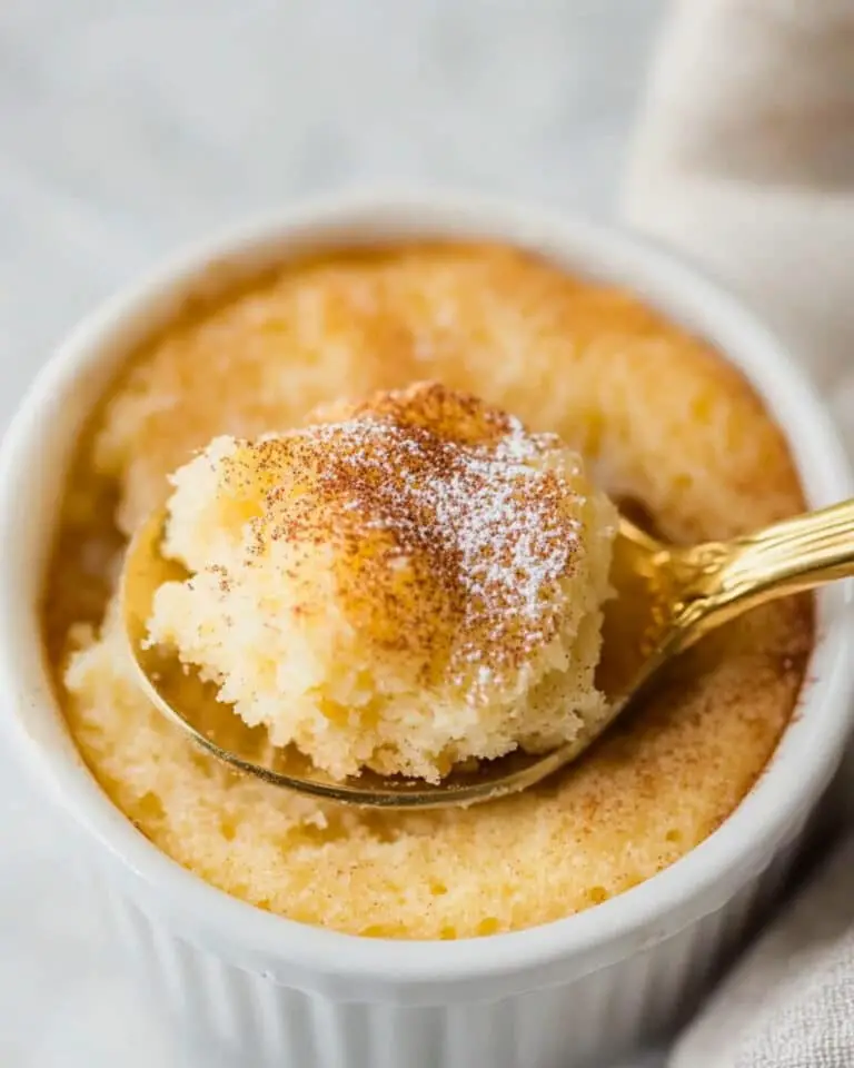 Cinnamon Mug Cake Recipe