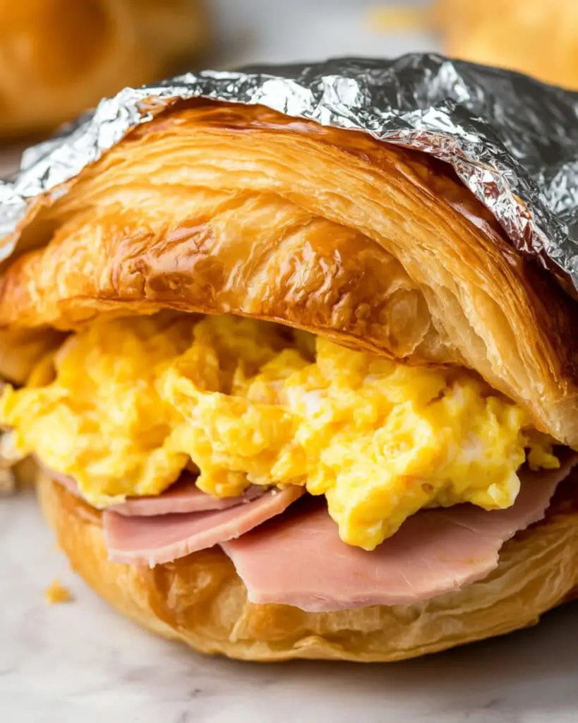 Croissant Breakfast Sandwiches Recipe