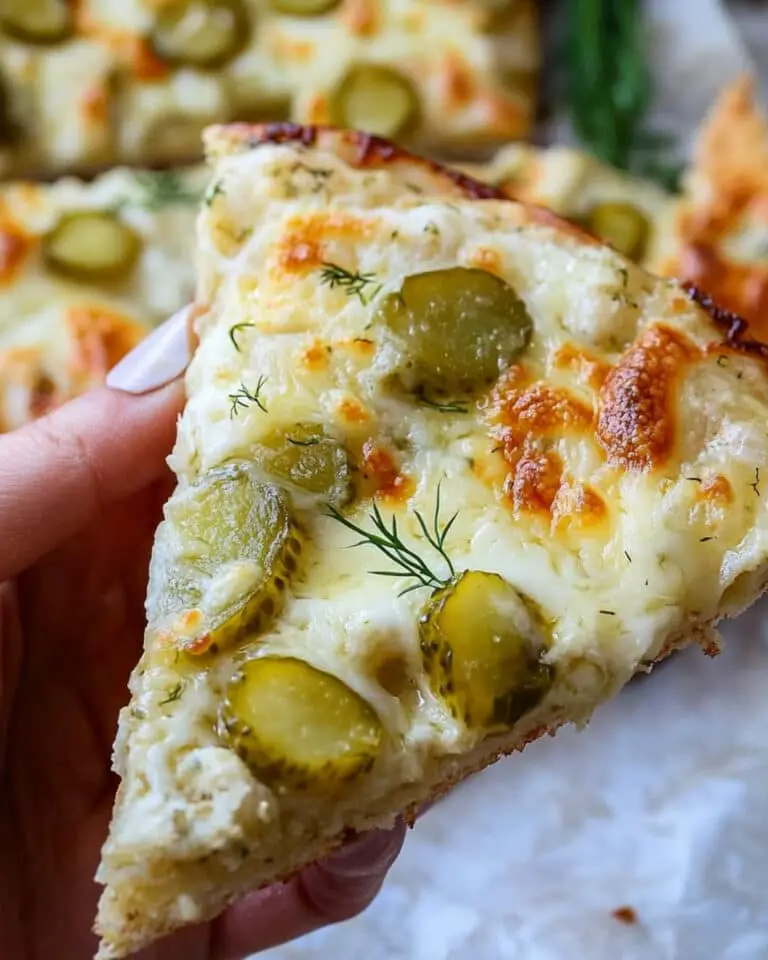 Dill Pickle Focaccia Bread Recipe