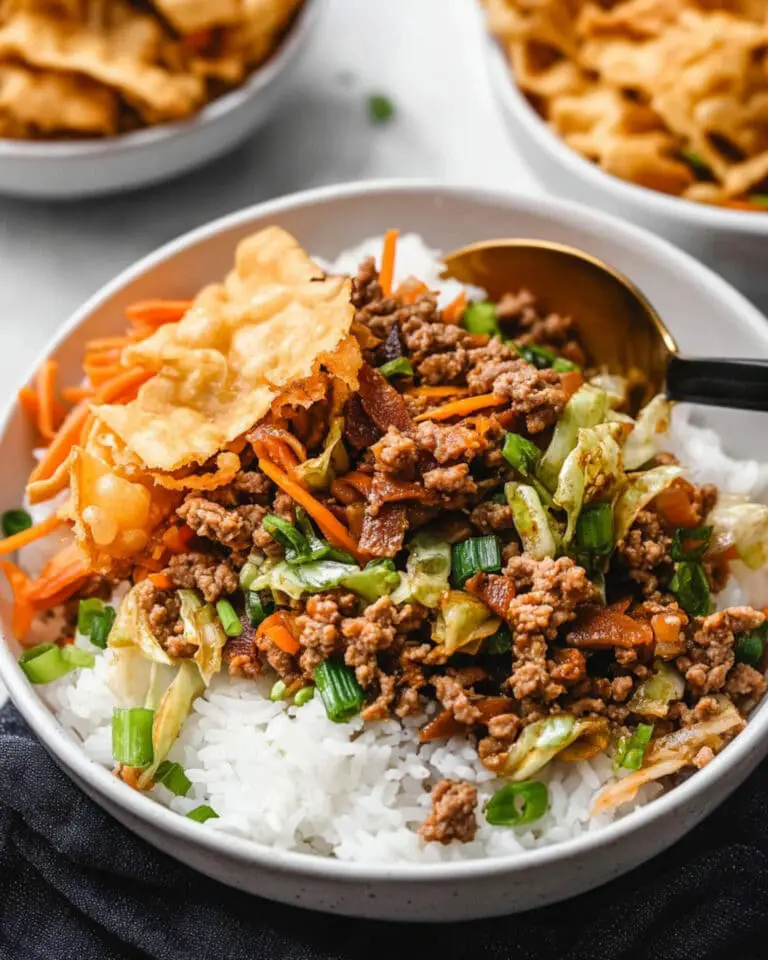 Egg Roll in a Bowl with Ground Turkey Recipe