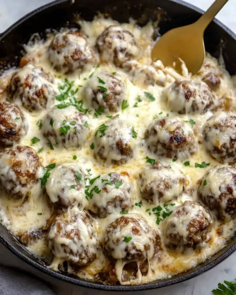 French Onion Meatballs Recipe