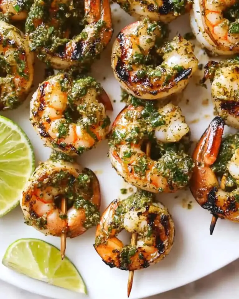 Grilled Pesto Shrimp Recipe