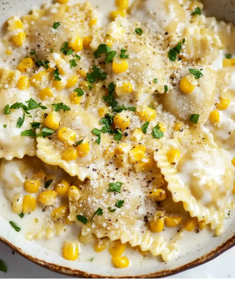Sweet Corn Ravioli Recipe