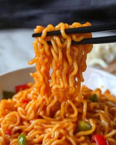 Sweet and Sour Noodles Recipe - YummyHere