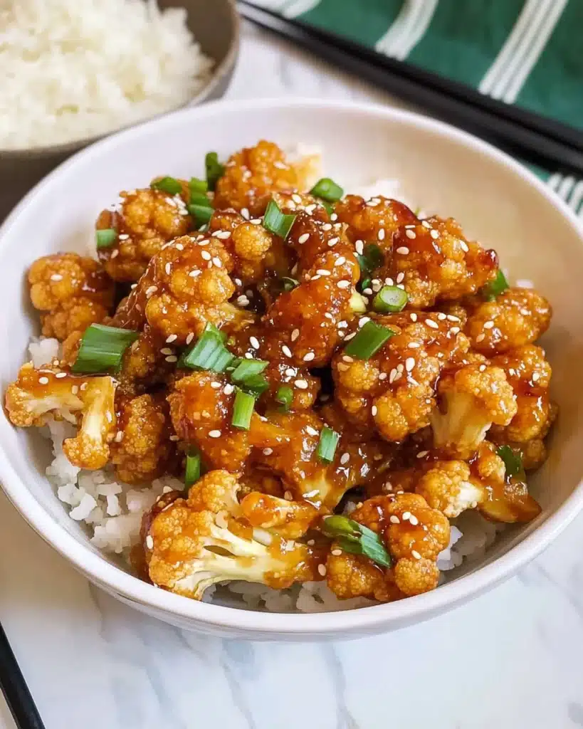 Sticky Sesame Cauliflower Recipe