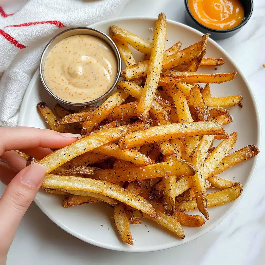 Air Fryer Garlic Parmesan Fries Recipe - Recipe Image
