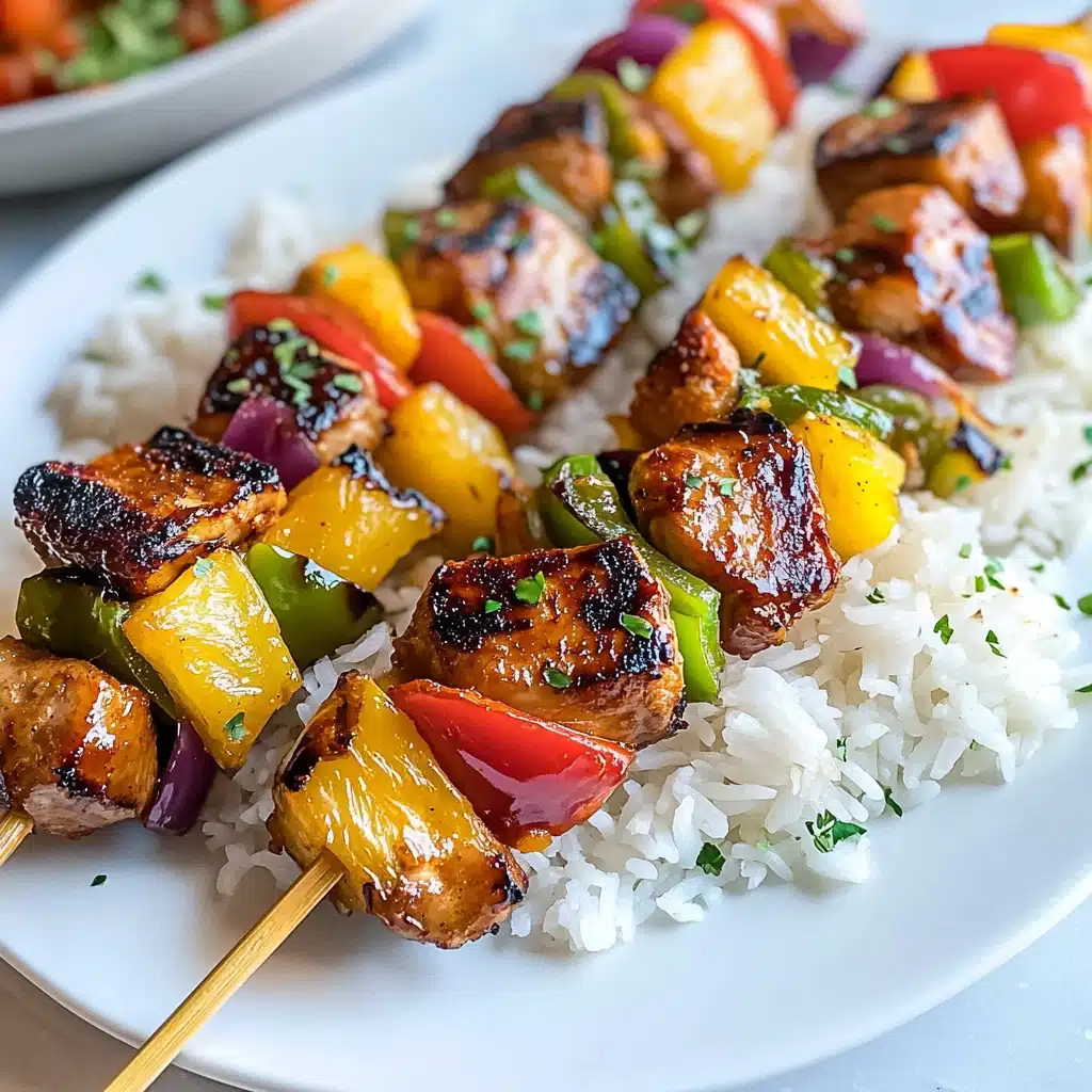 Pineapple Chicken Kabobs Recipe - Recipe Image