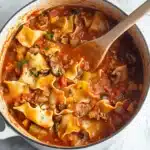 Healthy 30-Minute Vegan Lasagna Soup Recipe