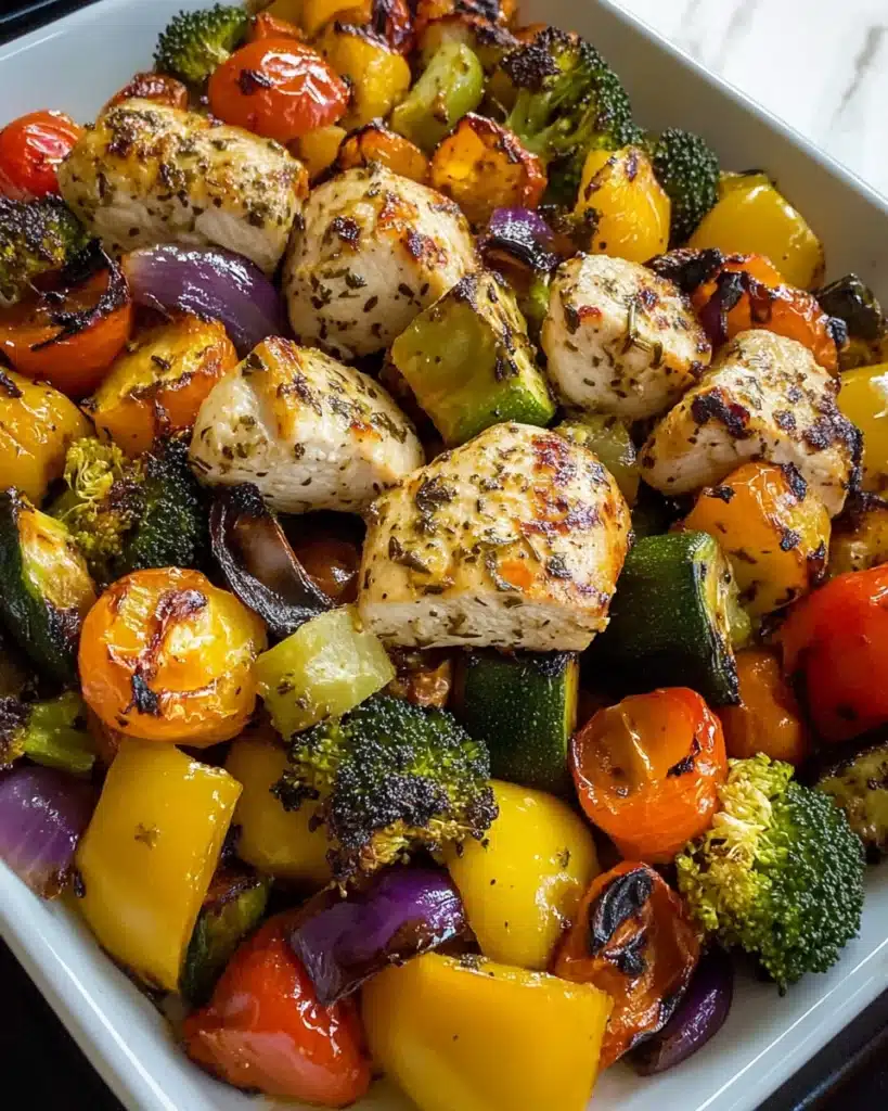 One-Pan Roasted Chicken and Veggie Delight Recipe