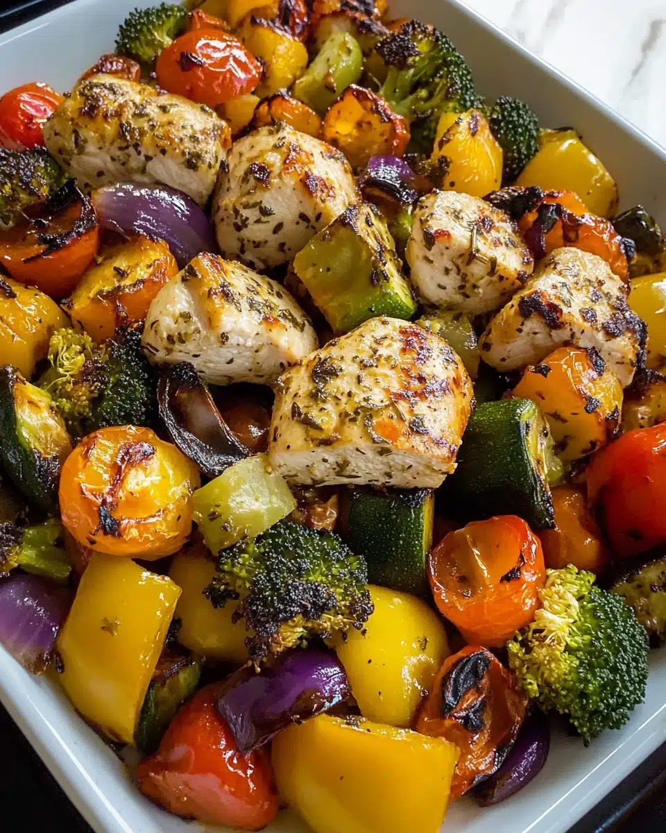 One-Pan Roasted Chicken and Veggie Delight Recipe