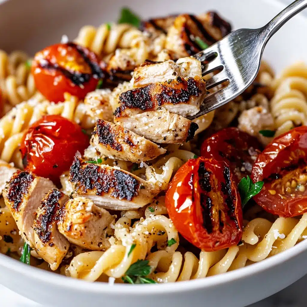 Balsamic Chicken Caprese Pasta Recipe - Recipe Image