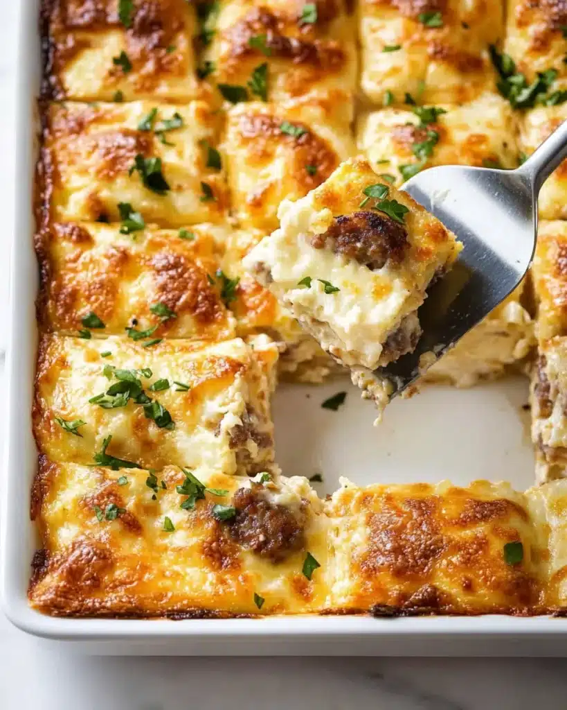 Savory Sausage and Egg Crescent Casserole Recipe