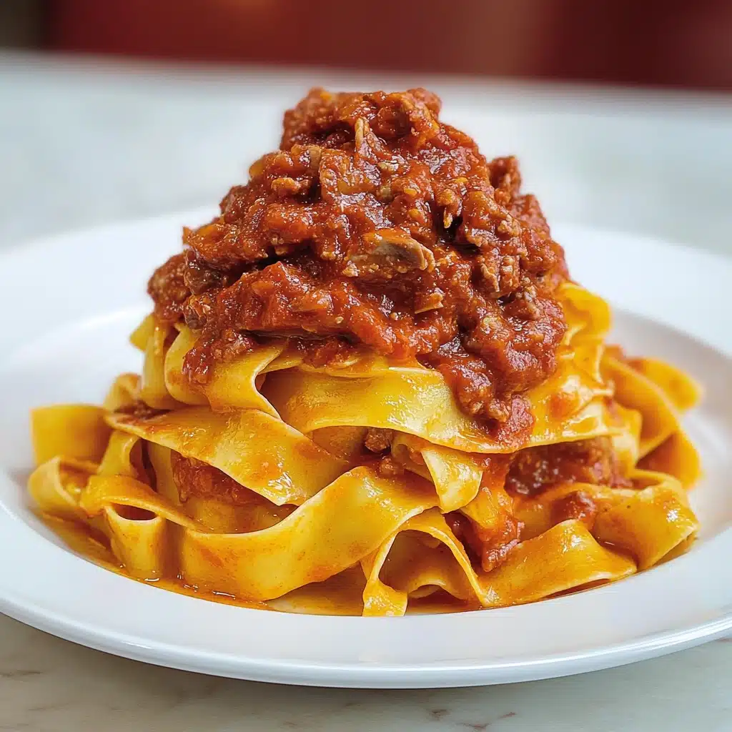 Hearty Slow-Cooked Beef Ragu Pasta Recipe - Recipe Image