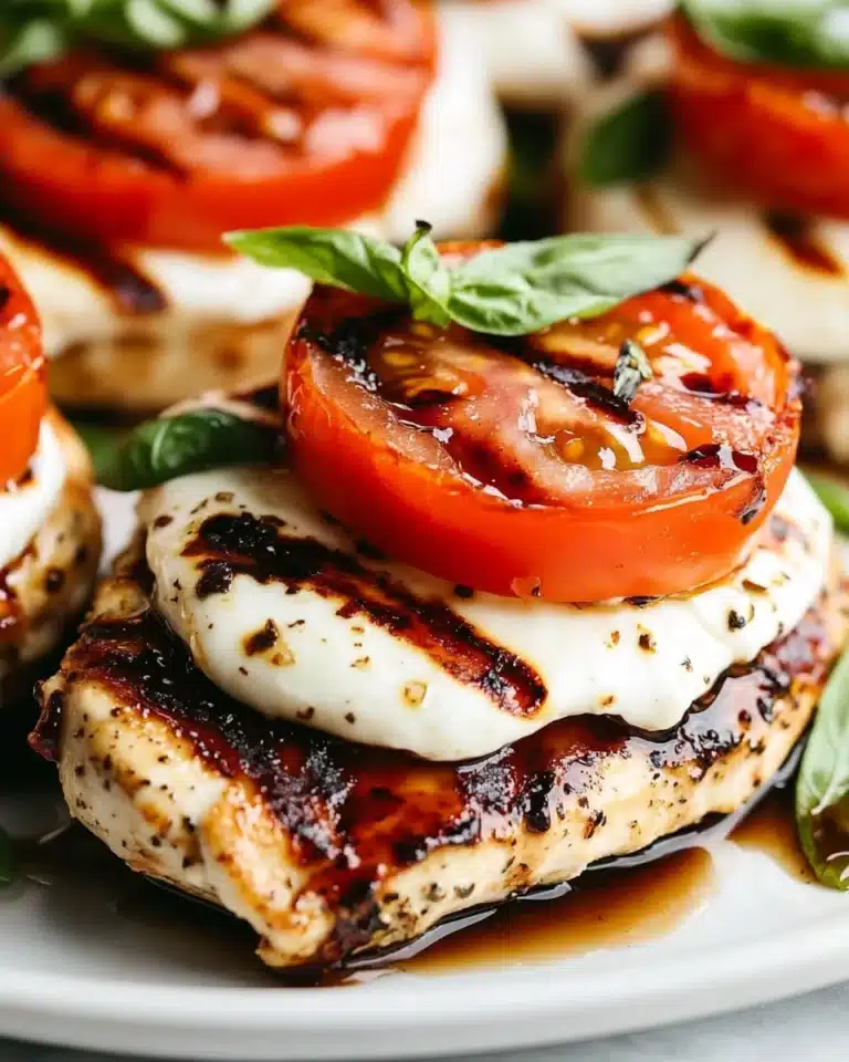 Grilled Caprese Chicken Recipe