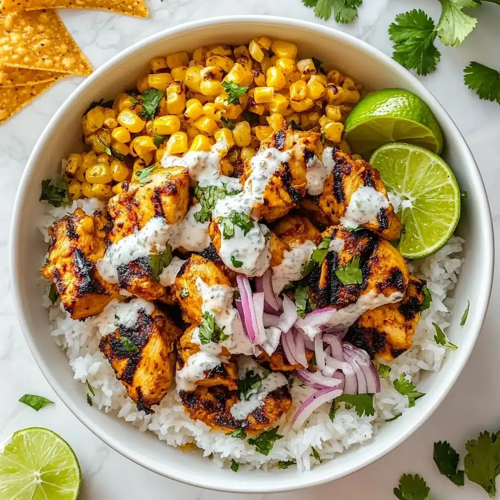 Street Corn Chicken Rice Bowl Recipe - Recipe Image