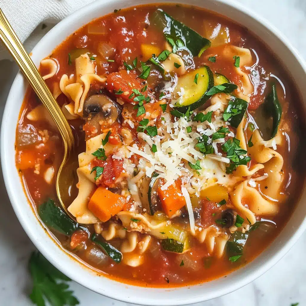 Healthy 30-Minute Vegan Lasagna Soup Recipe - Recipe Image