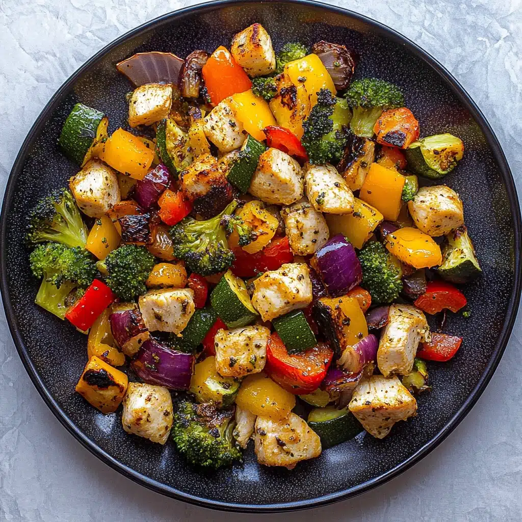 One-Pan Roasted Chicken and Veggie Delight Recipe - Recipe Image