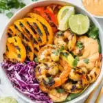 Grilled Shrimp Power Bowl with Chili Lime Mayo Recipe
