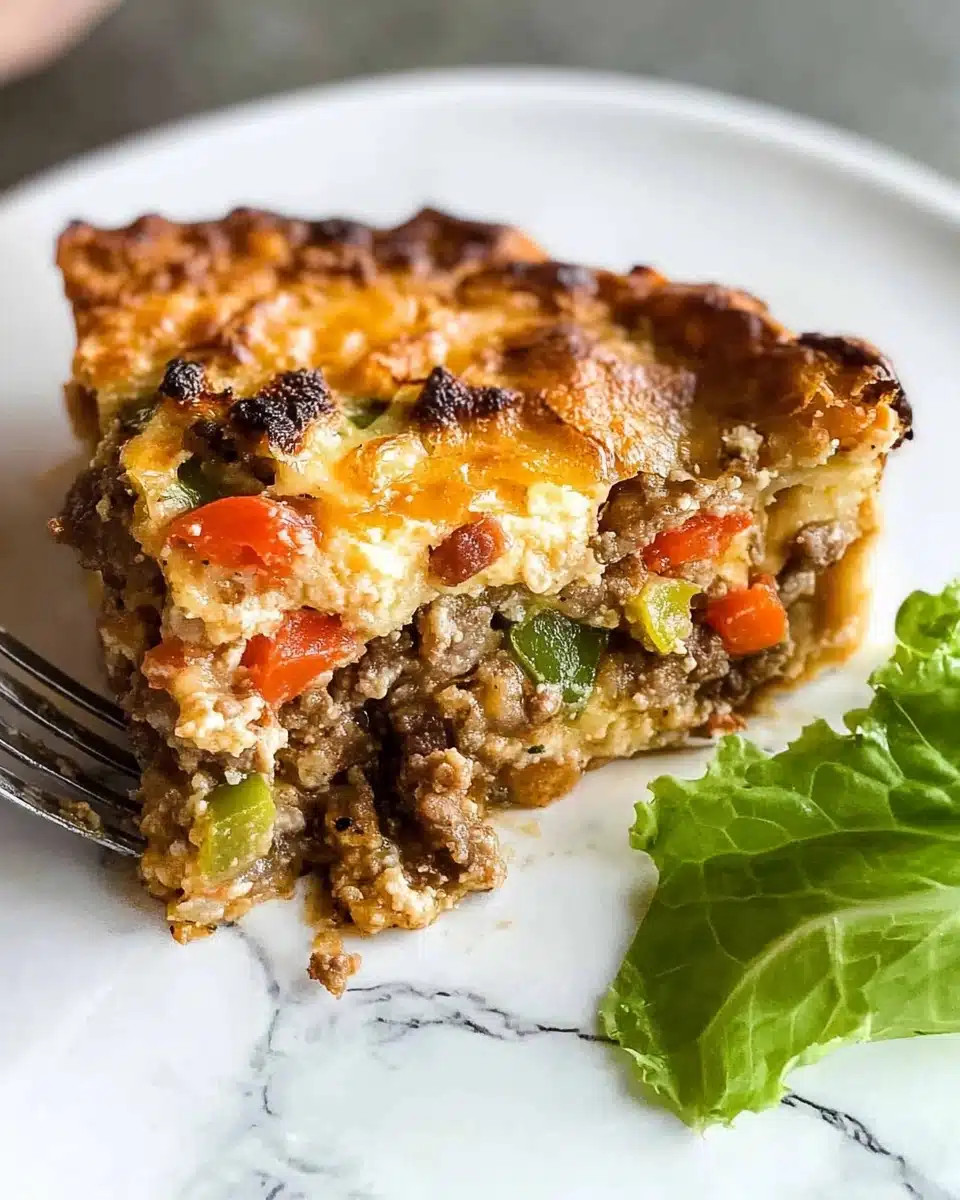 Cheesy Sausage and Egg Breakfast Bake Recipe
