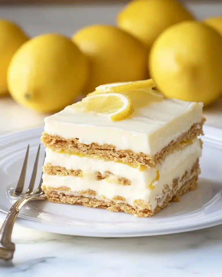 Lemon Icebox Cake Recipe