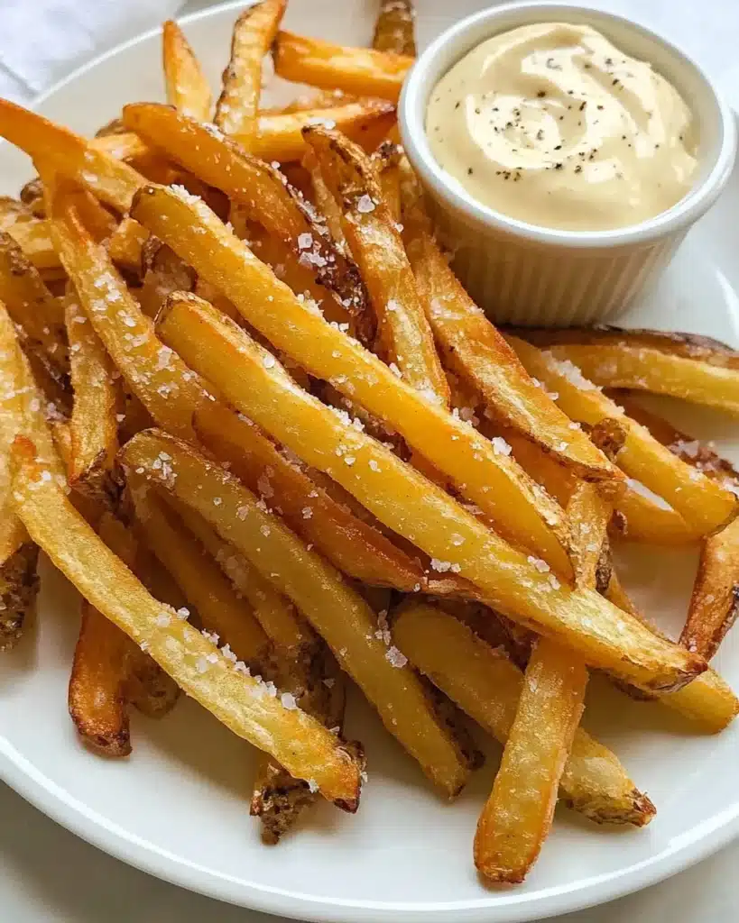 Air Fryer Garlic Parmesan Fries Recipe
