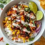 Street Corn Chicken Rice Bowl Recipe