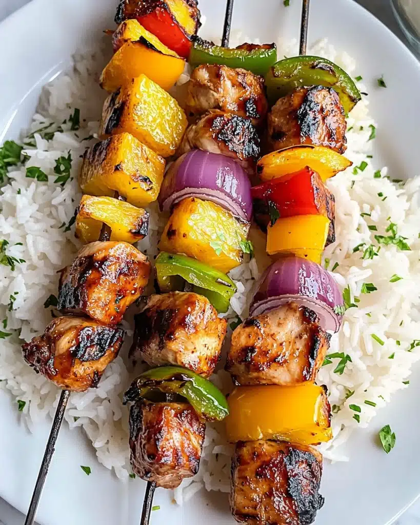 Pineapple Chicken Kabobs Recipe