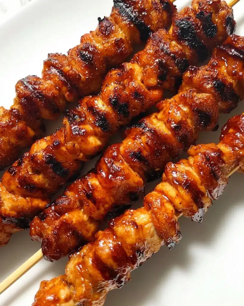 Chipotle Honey Chicken Skewers Recipe