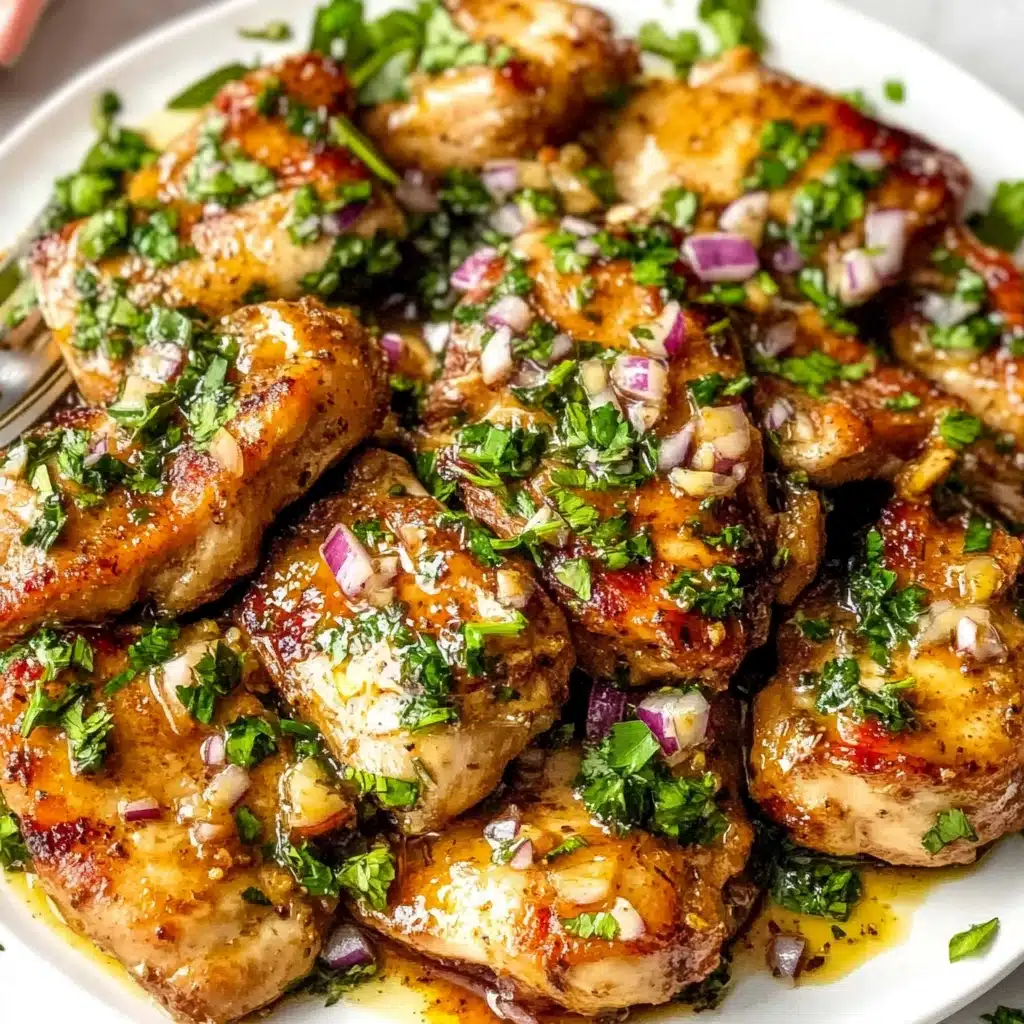 Savory Chimichurri Chicken Thighs Recipe - Recipe Image