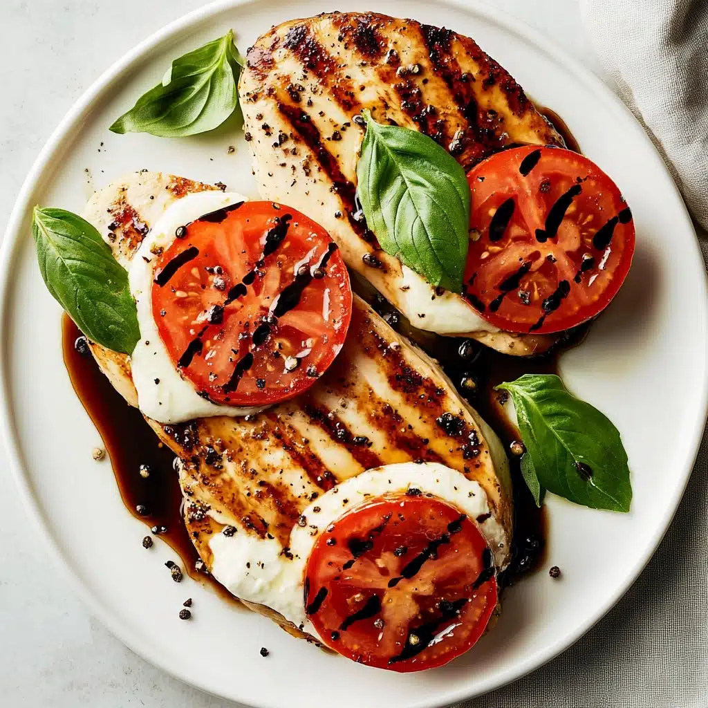 Grilled Caprese Chicken Recipe - Recipe Image