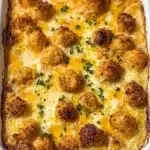Ranch Sausage Tater Tot Breakfast Bake Recipe