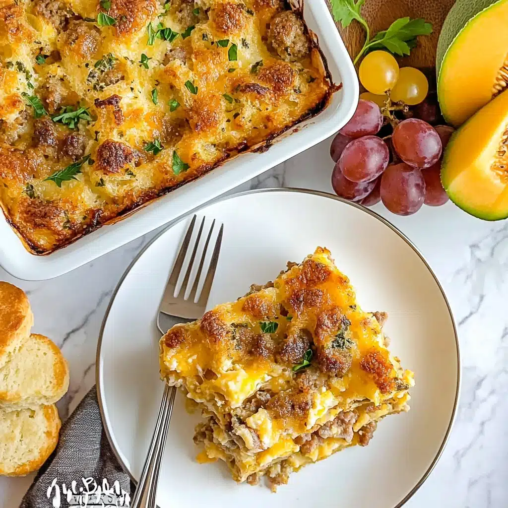 Ranch Sausage Tater Tot Breakfast Bake Recipe - Recipe Image