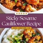 Sticky Sesame Cauliflower Recipe