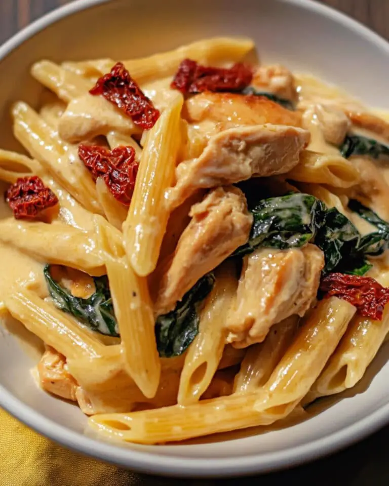 Italian Creamy Tuscan Chicken Pasta Recipe