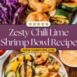 Grilled Shrimp Power Bowl with Chili Lime Mayo Recipe