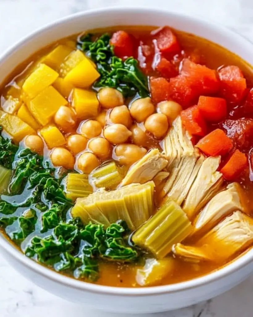 30-Minute Mediterranean Chicken Soup Recipe