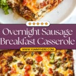 Cheesy Sausage and Egg Breakfast Bake Recipe