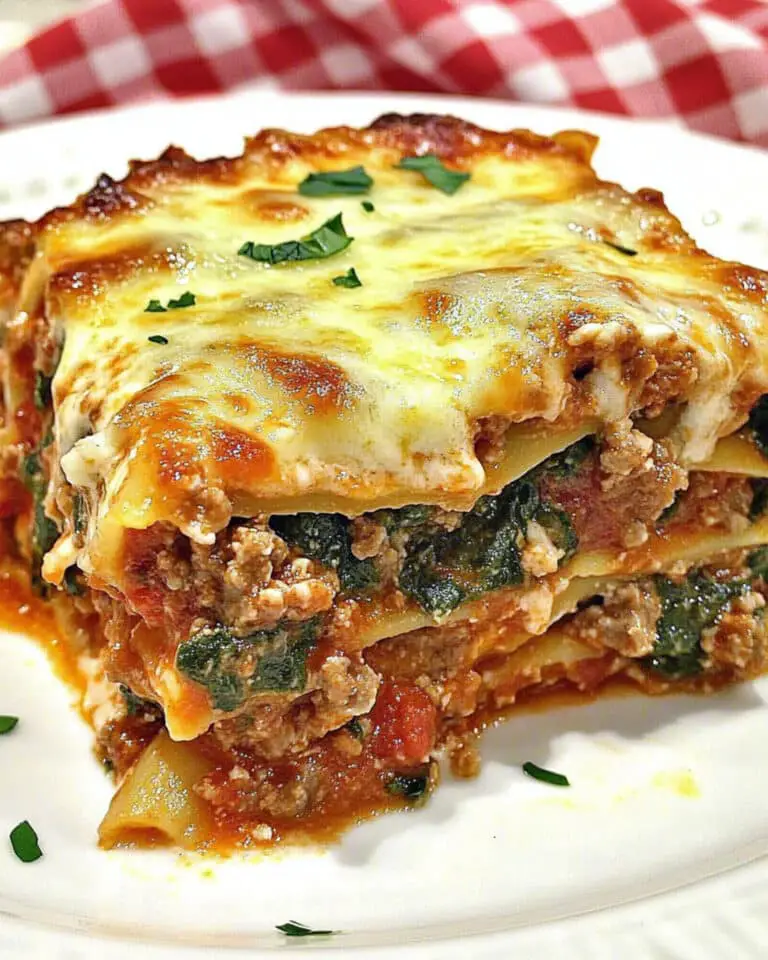 4 Cheese Beef Lasagna Recipe