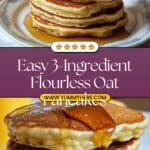 ingredient Oatmeal Pancakes (no banana!) Recipe
