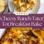 Ranch Sausage Tater Tot Breakfast Bake Recipe