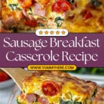 Savory Sausage and Veggie Breakfast Bake Recipe