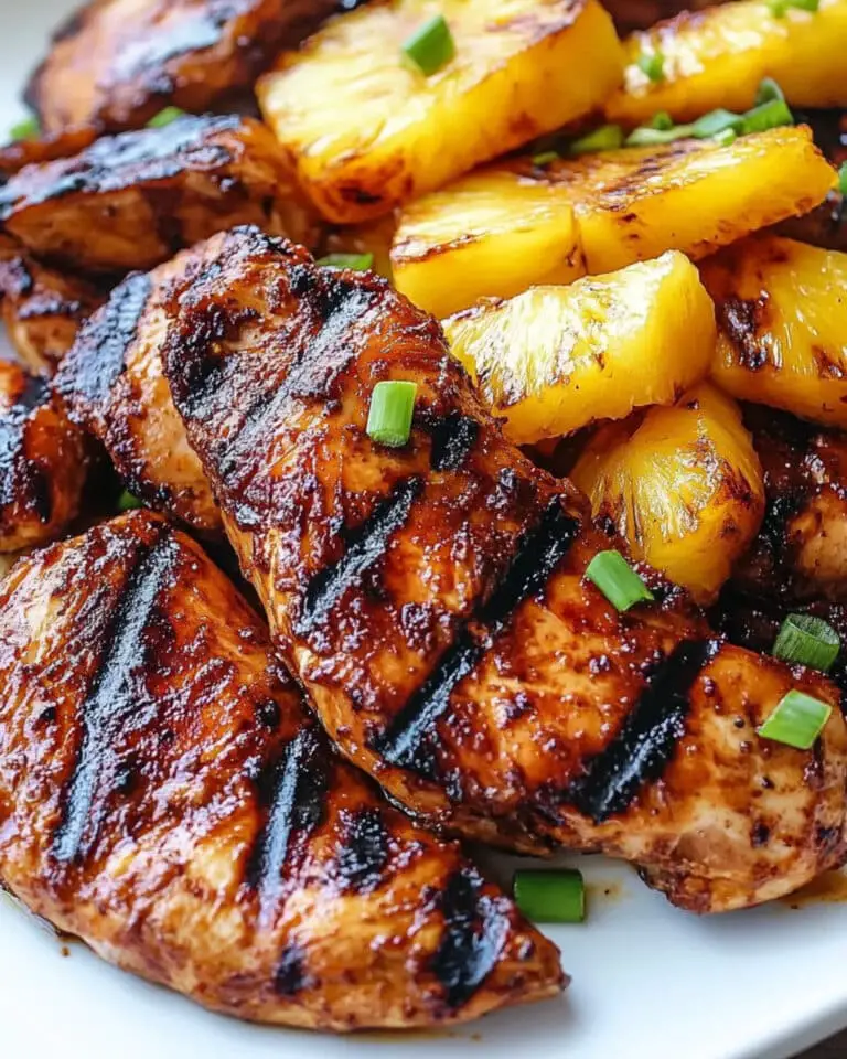 Aloha Grilled Pineapple Chicken Recipe