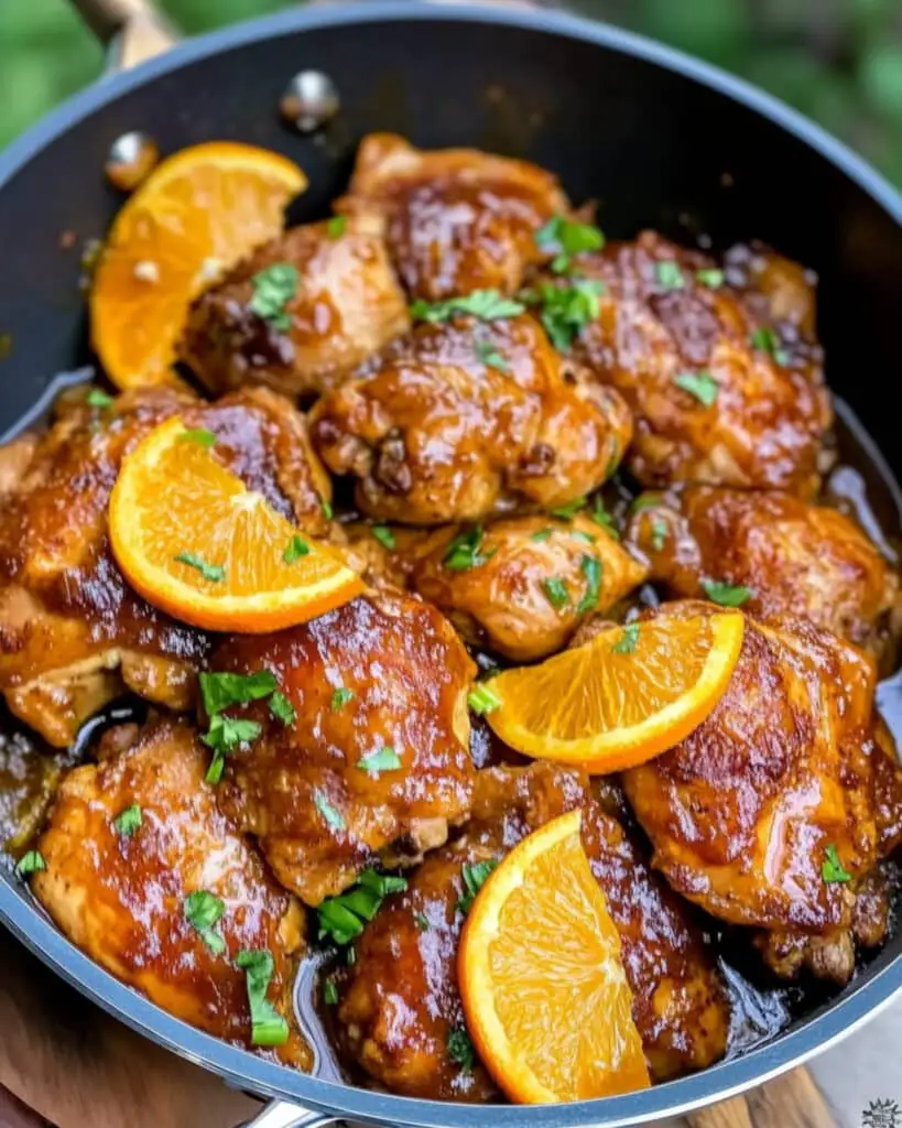 Asian Glazed Orange Chicken Recipe