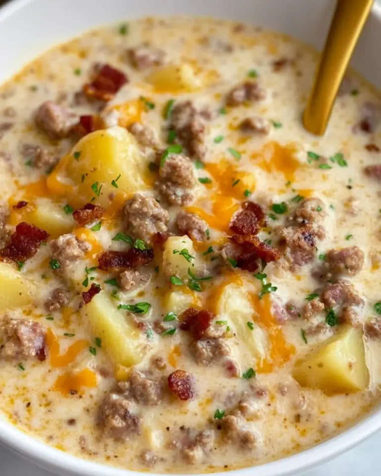 Cheeseburger Soup Recipe