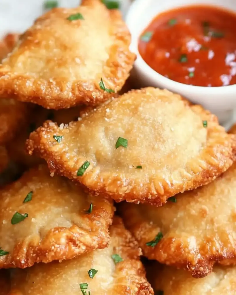 Chicken Alfredo Air Fryer Calzone Recipe