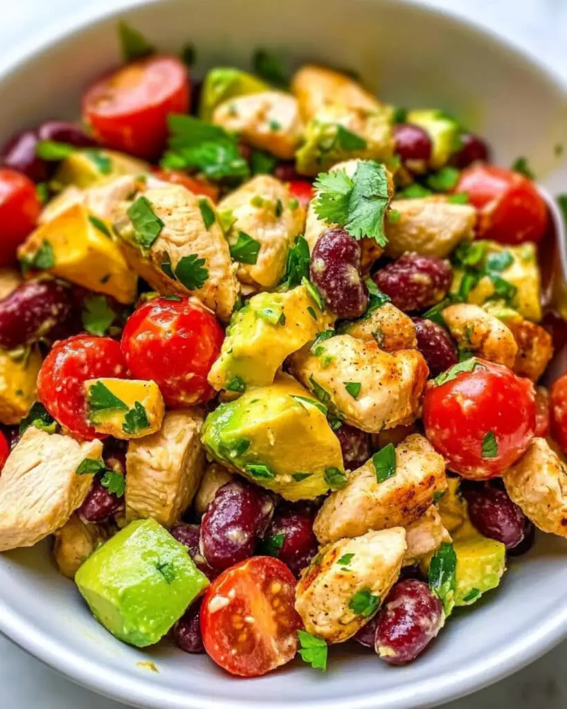 Chicken Black Bean Avocado Salad Recipe