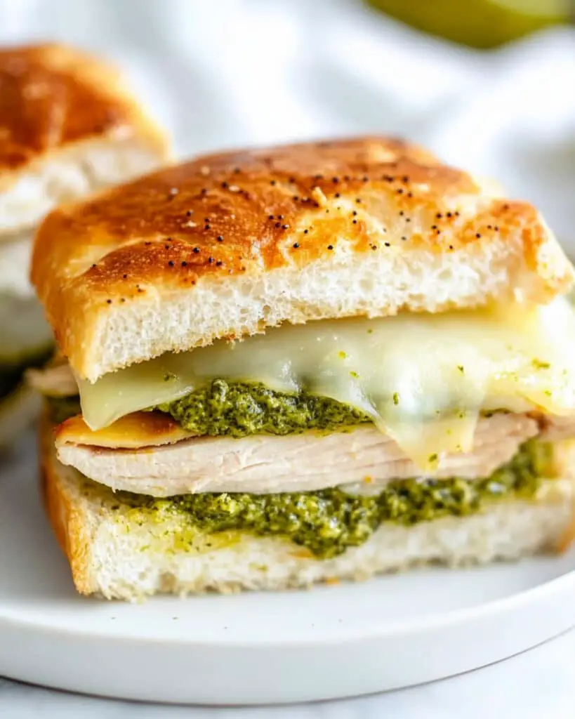 Chicken Pesto Sliders Recipe